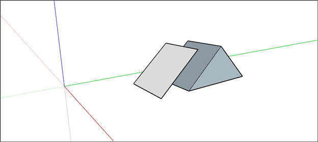Một hình chữ nhật xoay trong SketchUp